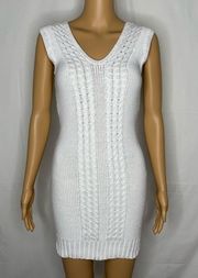 Guess by Marciano CableKnit OpenBack Sweater Dress