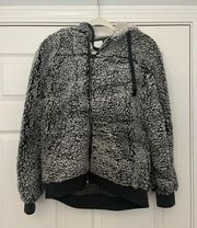 Thread & Supply Fuzzy Jacket/Sweatshirt Size S NWOT