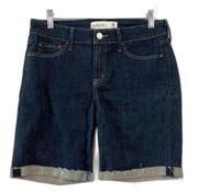 Abercrombie & Fitch  Women's Shorts 0 25 Boyshorts Bermuda Dark Wash