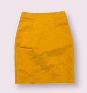 H & M Yellow Pencil Skirt Size 4