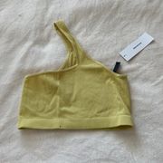 Urban Outfitters  Lime One Shoulder Crop Top