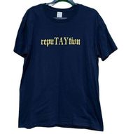 Gildan Softstyle Women's "RepuTAYtion" Taylor Swift T-Shirt‎ Black Size Large