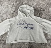 Mountain Crop Hoodie 