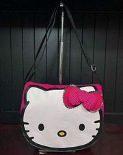 Hello Kitty Red Adjustable Crossbody Shoulder Bag Purse 11x9x2.5” Never Worn