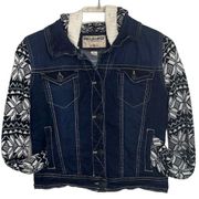 WALLFLOWER Jean Jacket Hoodie