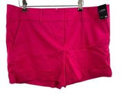 New York & Co Pink 4" Short Size 16 New