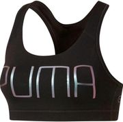 Puma Black & Iridescent Sports Bra (M)