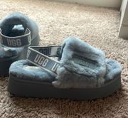 gray slippers