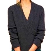 ett:twa by Anthropologie Tessa Faux Wrap Wool/Alpaca Blend Sweater