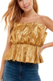 Gold Tiered Top