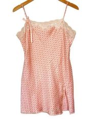 Victoria’s Secret pink heat silky vtg y2k slip gown chemise M