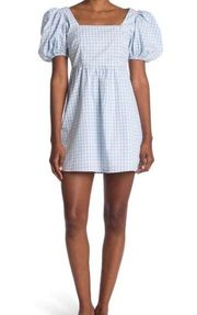 Abound Gingham Puff Sleeve Dress