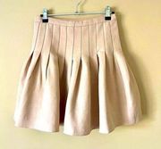 CHRISTIAN DIOR | Pink Wool/Silk Blend Pleated Mini Skirt Sz 4