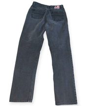 Ralph Lauren Women's Black Denim Vintage High waisted Jeans Size 12 X 33