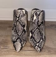 Snakeskin Mules