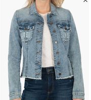 KUT FROM THE CLOTH Frayed Denim Jacket

NWT 

SIZE IS a xsmall