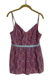 See by Chloe Retro Paisley Y2K Babydoll Tank Top 4