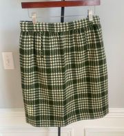 Vintage Evan Picone New York Plaid Wool Skirt