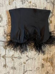 Feather Corset Top