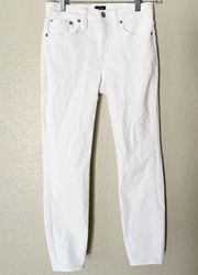 J. Crew Factory Petite Mid-Rise Skinny Jeans White Size 25P