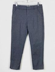 Merona Grey Classic Mid Rise Cropped Dress Pant Trousers