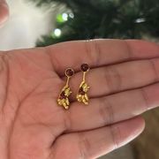 New Disney Earings Rhinestones Unique Winnie Pooh