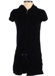 Juicy Couture Terry Cloth Romper Black Key Pattern