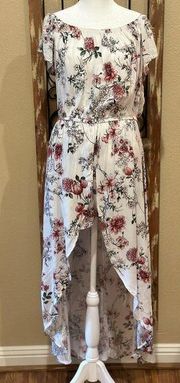 Love j  flowered dress jumpsuit