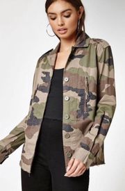 Kendall & Kylie Camo Utility Shacket