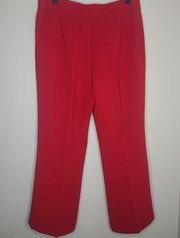 Preston & York Red Cropped Pants‎ Size 16