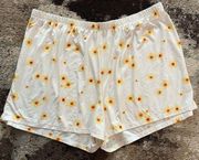 Sonoma Plus Size Sunflower Pajama Shorts-2x