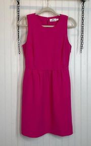 Vineyard Vines Women’s Pink Crepe Fit And Flare Sleeveless Mini Dress Size 4