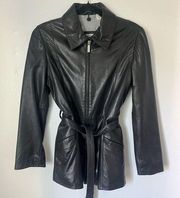 Nicole Miller Genuine Leather Jacket Sz XS