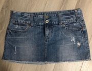 Y2k  Micro mini denim skirt size 10