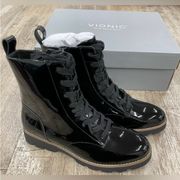 NIB  Black Patent Boots