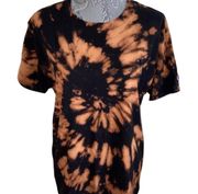 Champion T-shirt, custom reverse tie dye