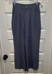 asos Women’s Blue Wide Leg Trouser Pants size US 4