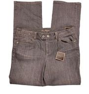 Modern Fit Lindsay Waist Gray Wash Bootcut Jeans Size 10