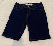 Hydraulic Bermuda Shorts | Dark Wash | Size 9/10