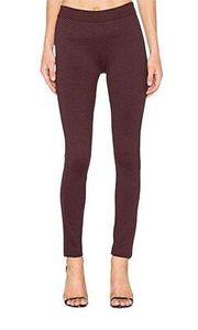 THEORY Women’s Adbelle K pant red/black vertical striped pants-sz Small