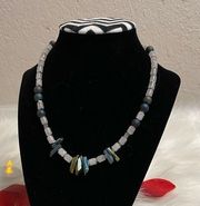 Handcrafted Titanium  beaded Necklace