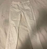 Harper heritage white jeans