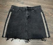 Denim&Co. black denim skirt