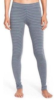 Baselayer Striped Merino Wool Leggings