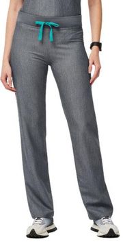 FIGS  Livingston Basic Scrub Pants in Graphite Grey Medical T21003 Women's Large