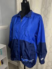 Nike Vintage Swoosh Windbreaker Track Full-Zip Jacket