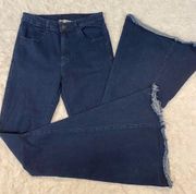 Altar’d State Distressed Super Flare Bellbottom Jeans Size Small