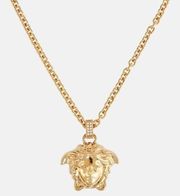 Versace La Medusa Crystal Gold Necklace