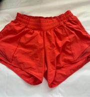 Orange Hotty Hot Shorts