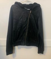 Volcom Black Assymetrical Bond With Me Jacket